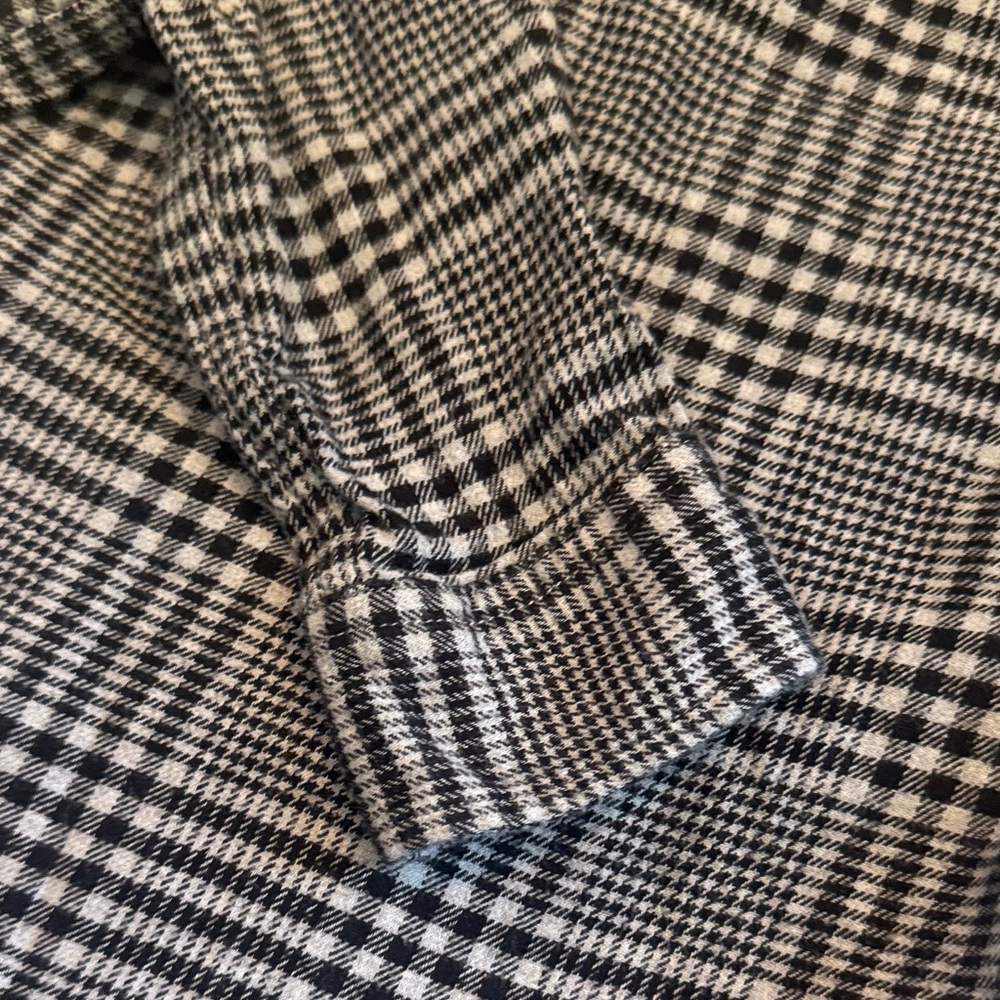 Gap Button Down Flannel Grey Size 18 - 24 Months - Picture 5 of 8